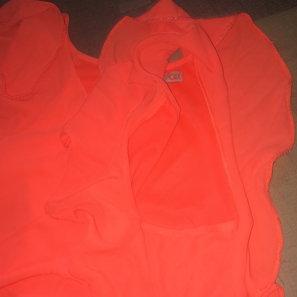 Perfect brunch neon orange dress by GB - Picture 8 of 9